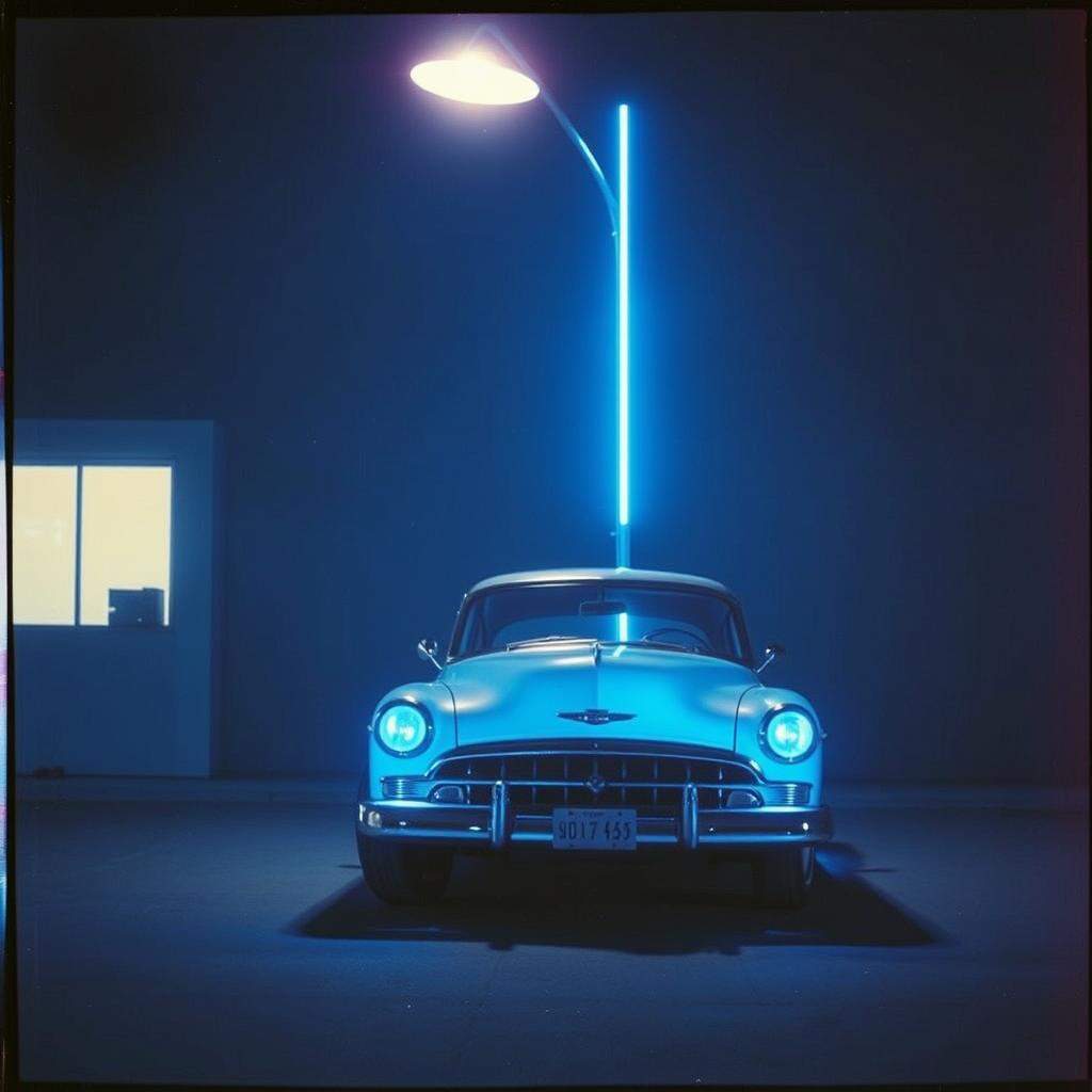 Blue lights
