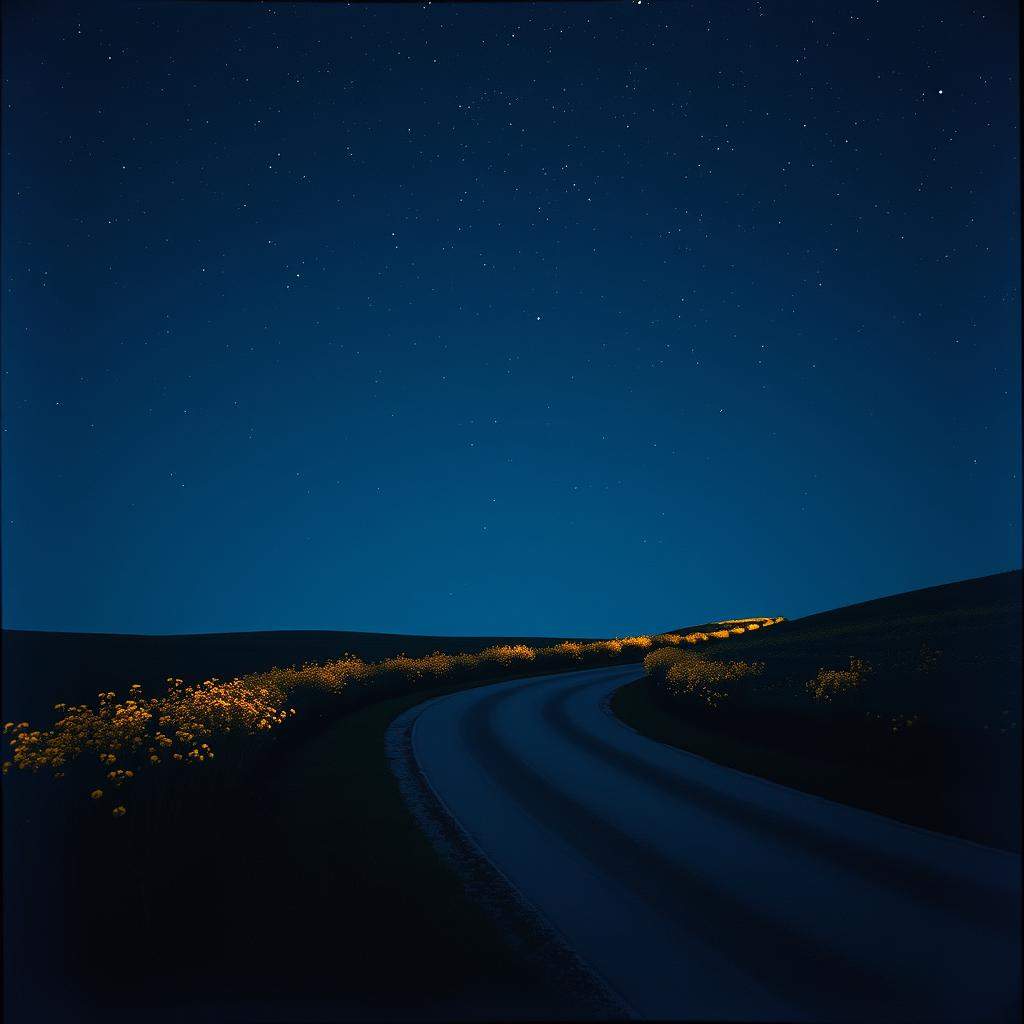 Winding rural roads