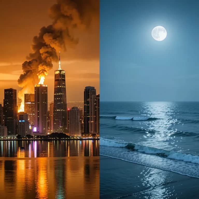 Same sky different fires