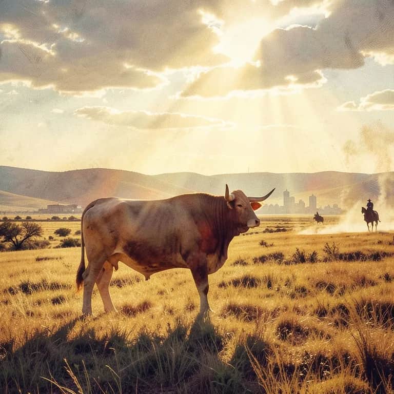 Fort Worth Cattle Moon