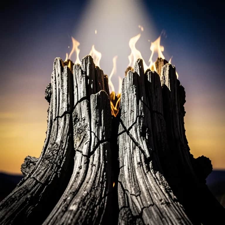 καίω σκότος