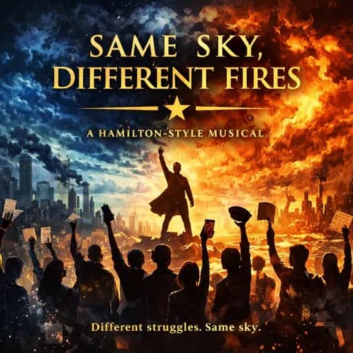 Same skies different fires