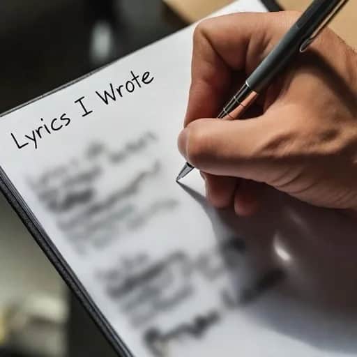 Lyrics I Wrote
