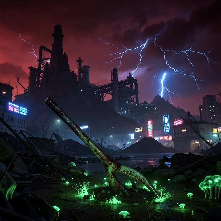 Behind the Slag Heaps