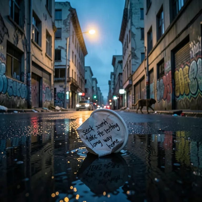 Paper cup fortune