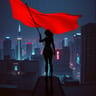 red flag pretty